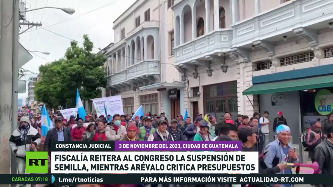 La Fiscalía De Guatemala Reitera Al Congreso La Suspensión Del