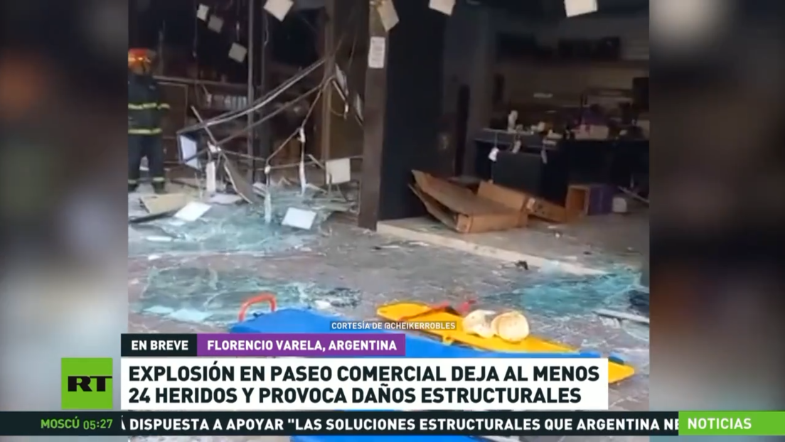 Explosión en paseo comercial de Argentina deja al menos 24 heridos
