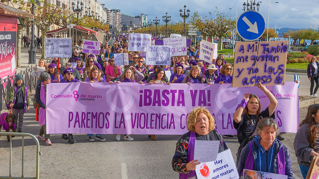 Multitudinarias movilizaciones en España contra la violencia machista