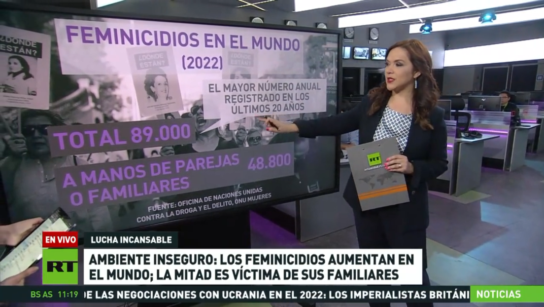 Aumentan los feminicidios en el mundo y muchas son víctimas de sus propios familiares