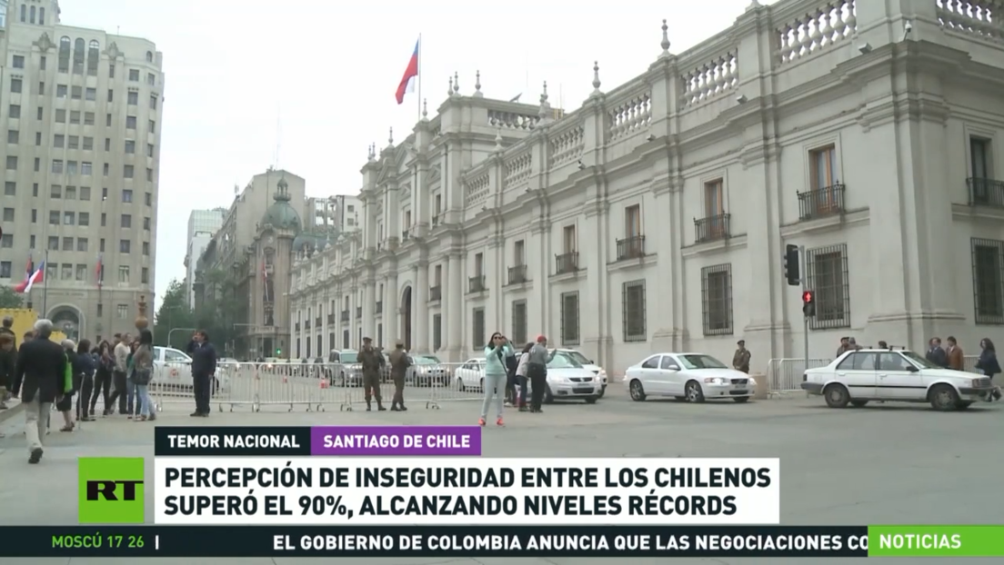 La percepción de inseguridad en Chile supera el 90 % y alcanza un máximo histórico