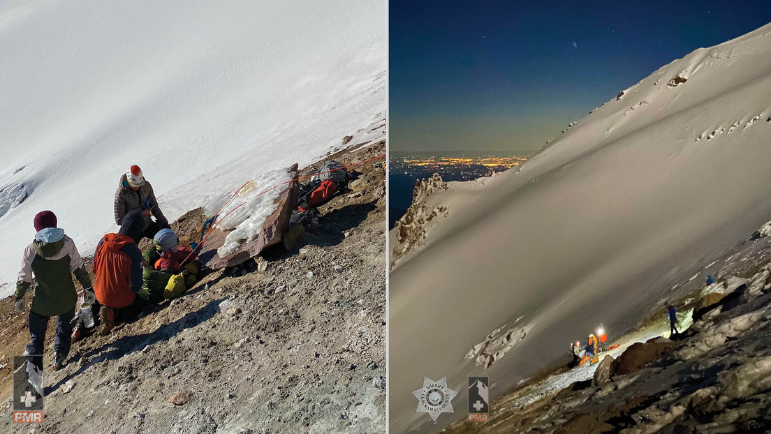 Rescatan a una excursionista que se resbaló y cayó por la ladera de una montaña en EE.UU.