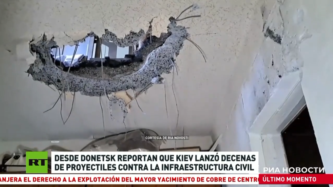 Al menos 5 heridos tras impacto de decenas de proyectiles de Kiev contra infraestructura civil en Donetsk