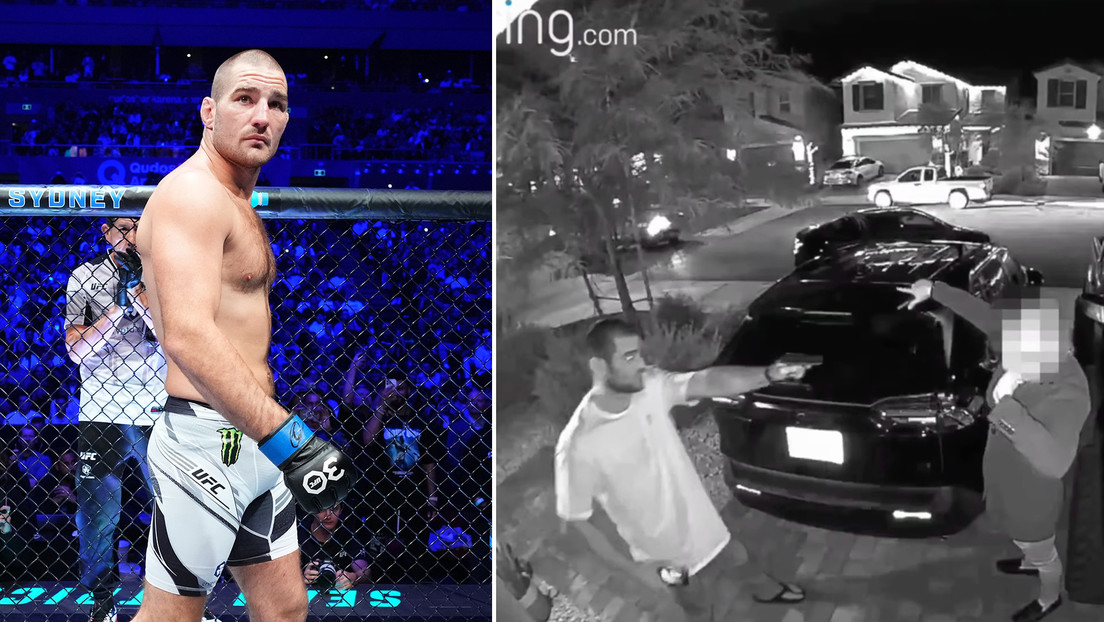 VIDEO: Estrella de la UFC apunta con una pistola a un sospechoso de violencia doméstica