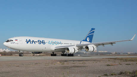 Realiza el primer vuelo el avión de largo alcance Il-96-400M, completamente fabricado en Rusia