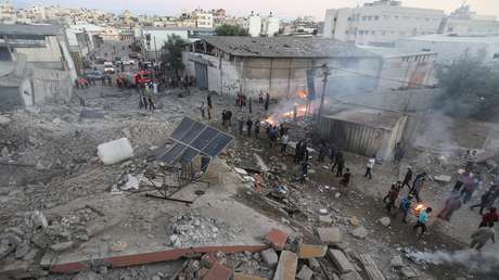 Reportan que Israel ataca los paneles solares, única fuente de electricidad en Gaza