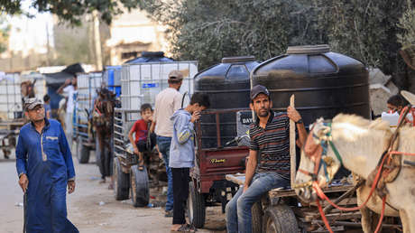 ONU: Dos pedazos de pan al día es lo que come un palestino en Gaza, que además enfrenta una grave escasez de agua y gas