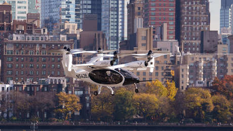 VIDEO: Se realiza el primer vuelo de demostración de taxi aéreo eléctrico en Nueva York