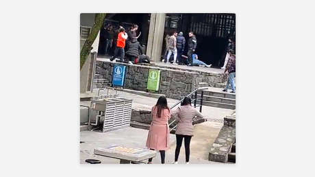 Detienen a 4 personas que agredieron con palos a alumnos de la UNAM de México (VIDEOS)