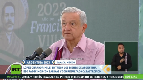 López Obrador: Milei remata los bienes de Argentina, tal como pasó en México con Salinas