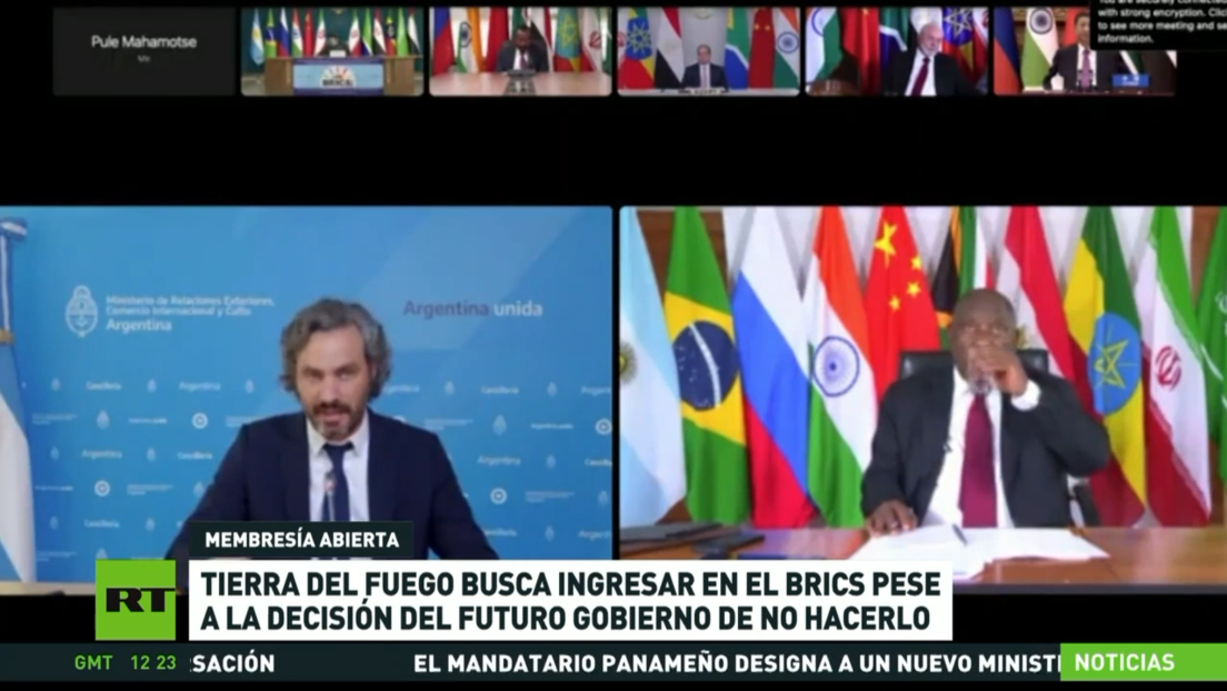 Provincia argentina de Tierra del Fuego busca ingresar en el BRICS pese a la decisión del futuro Gobierno de no hacerlo