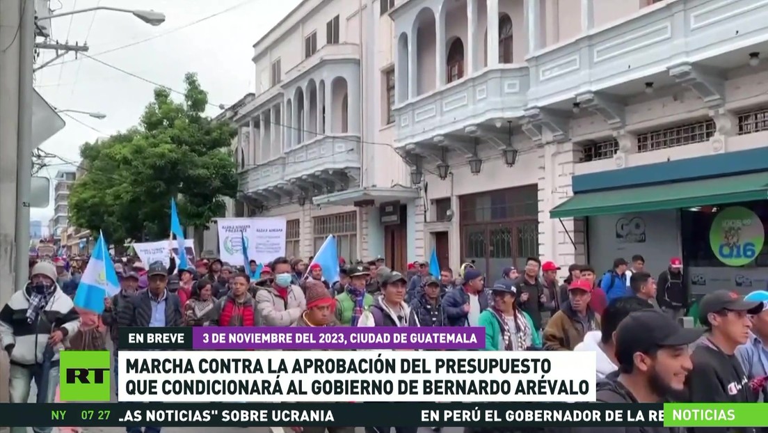 Guatemala se prepara para una marcha en contra del presupuesto recién aprobado por el Congreso