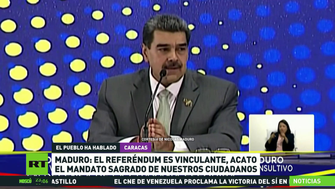 Maduro: El referéndum es vinculante, acato el "mandato sagrado" del pueblo venezolano