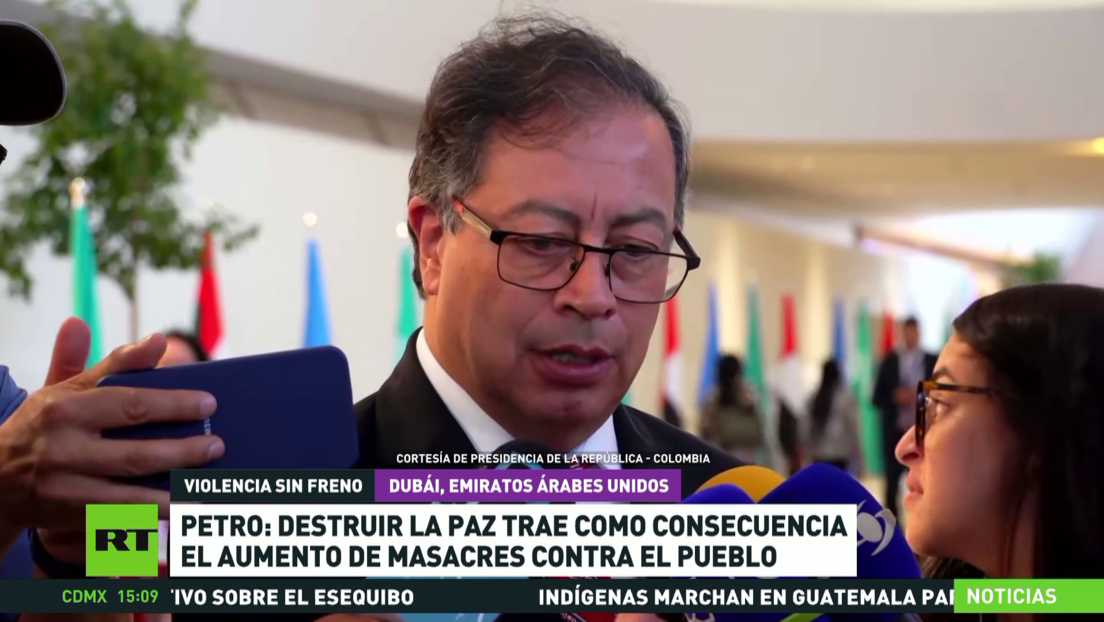 Petro: Destruir la paz trae como consecuencia el aumento de masacres contra el pueblo de Colombia