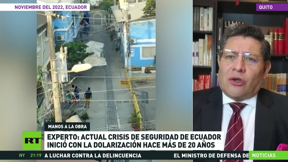 Economista: La crisis de seguridad de Ecuador inició con la dolarización hace más de 20 años