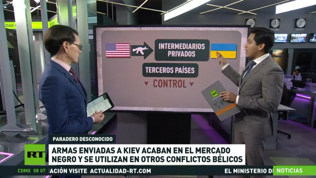 Armas enviadas a Kiev acaban en el mercado negro y se utilizan en otros conflictos bélicos