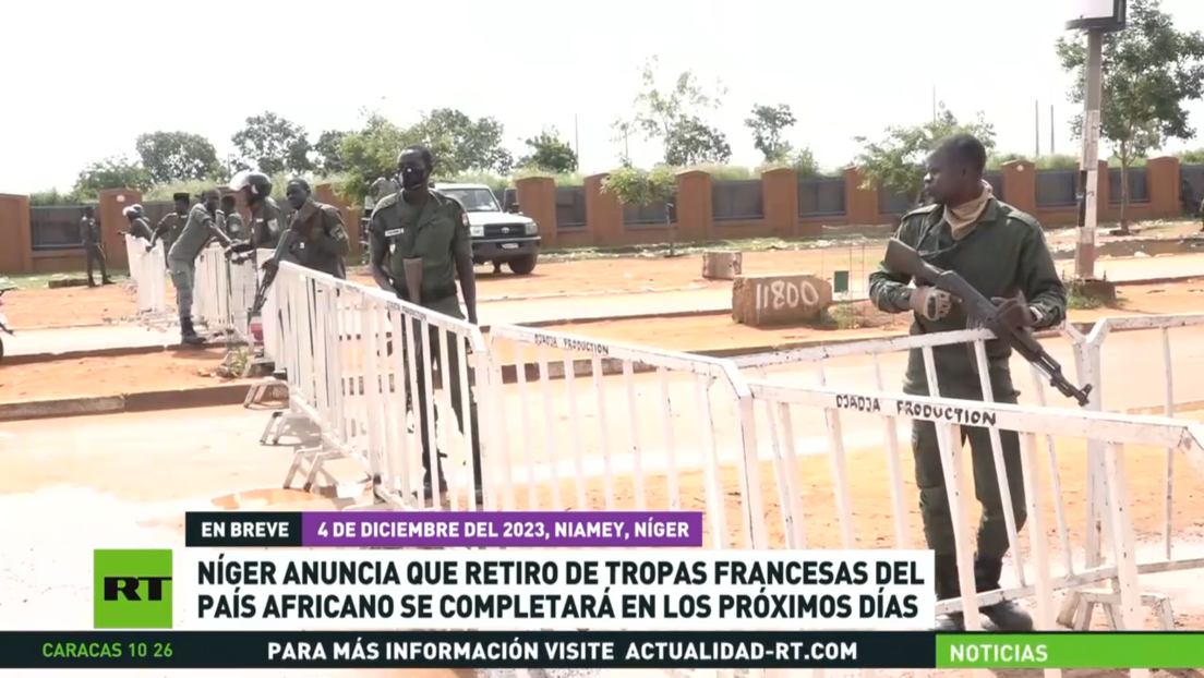Níger anuncia el retiro completo de tropas francesas del país africano en los próximos días