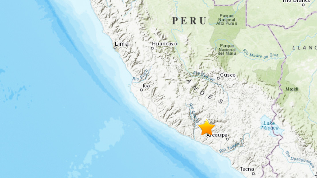 Un sismo de magnitud 6,0 sacude el sur de Perú