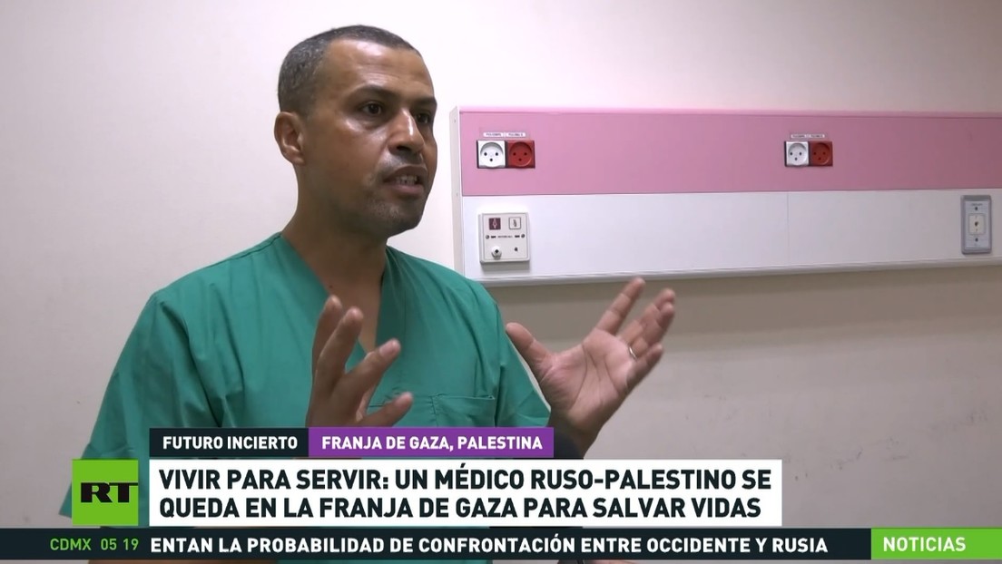 Vivir para servir: un médico rusopalestino se queda en Gaza para salvar vidas