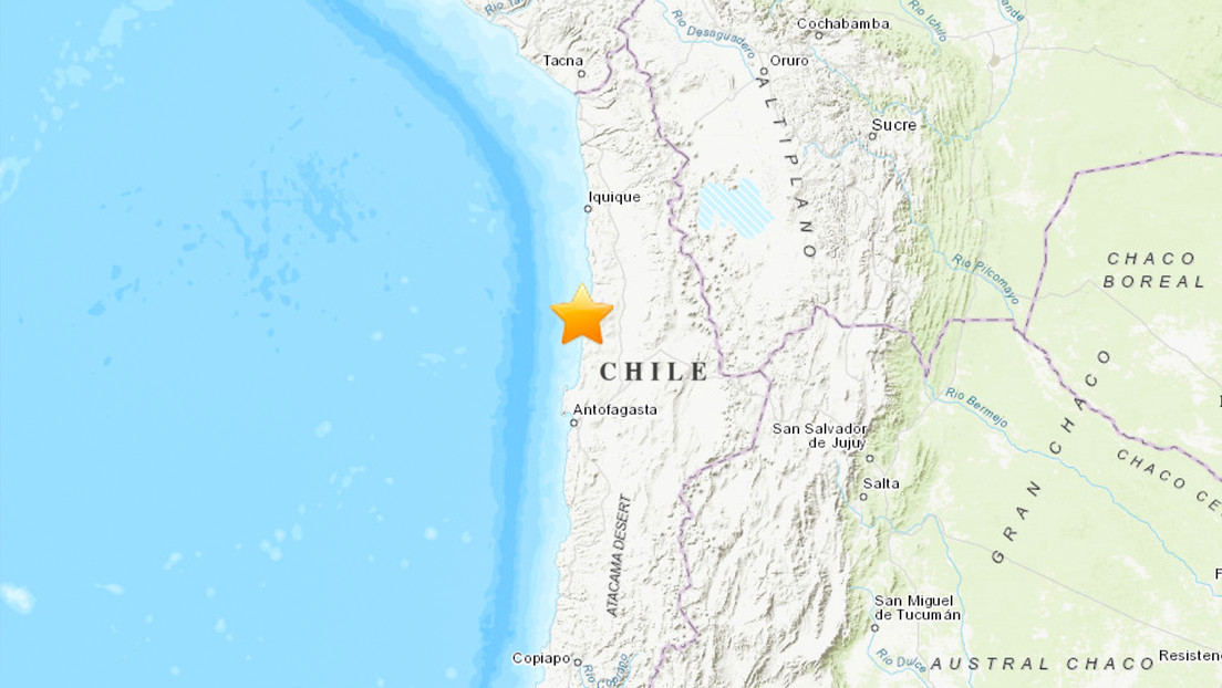 Un sismo de magnitud 6,1 se registra en la región chilena de Antofagasta