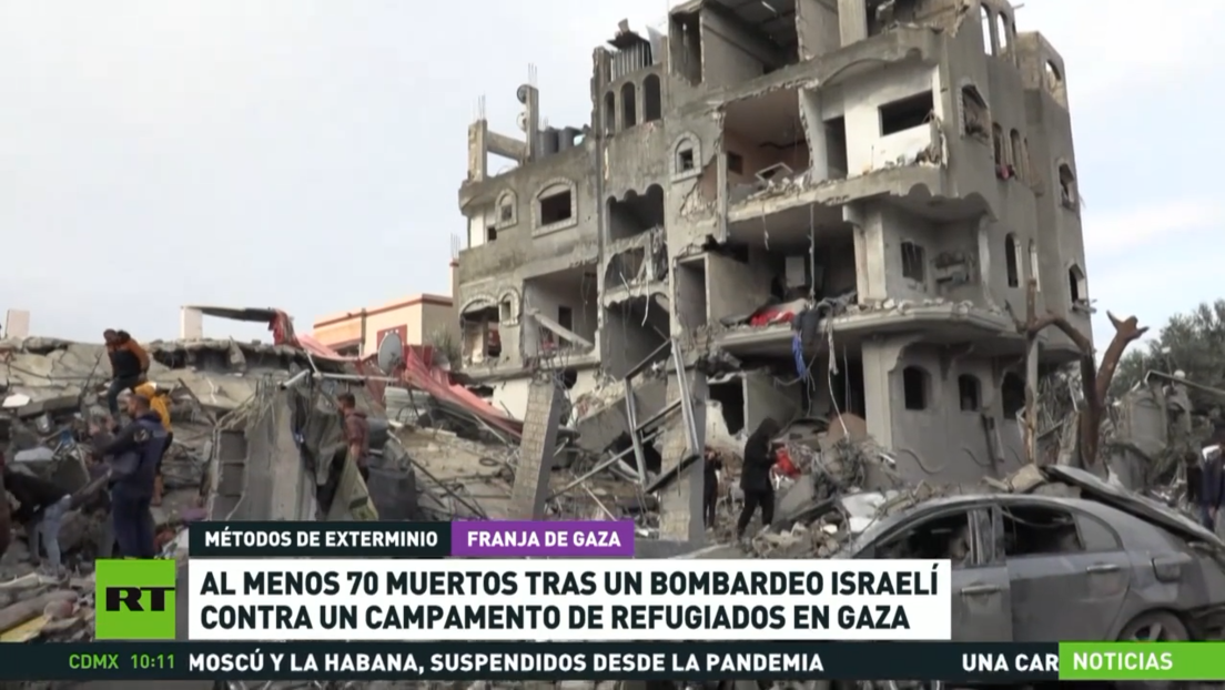 Al Menos 70 Muertos Tras Un Bombardeo Israelí Contra Un Campamento De ...