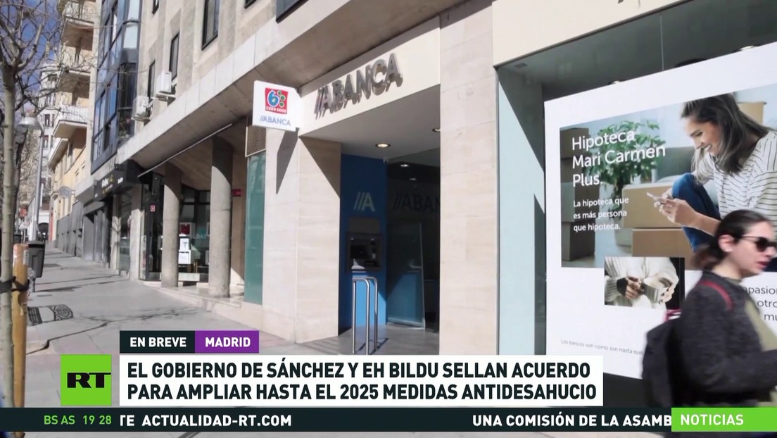 El Gobierno de Sánchez y la coalición Bildu sellan acuerdo para ampliar hasta 2025 medidas antidesahucio