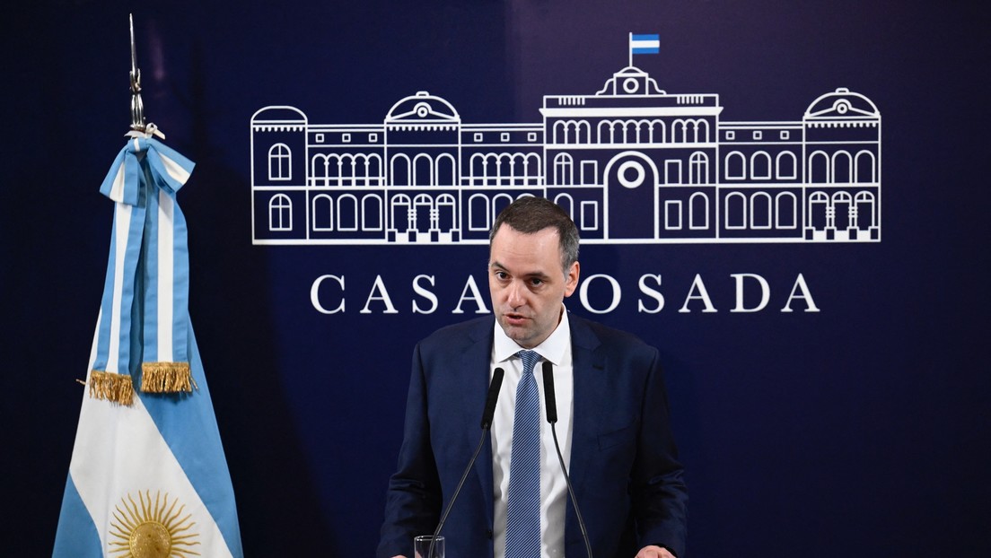 El vocero presidencial de Argentina, Manuel Adorni