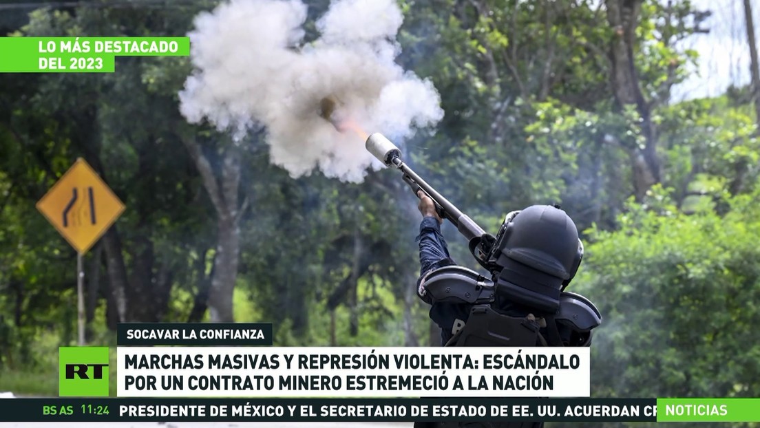 Marchas masivas y represión violenta: escándalo por contrato minero estremeció a Panamá