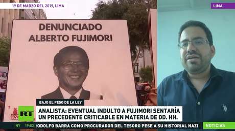 Analista: eventual indulto a Fujimori sentaría un precedente criticable en materia de derechos humanos