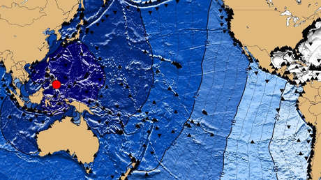 Amenaza de tsunami tras el potente terremoto de magnitud 7.6 cerca de Filipinas
