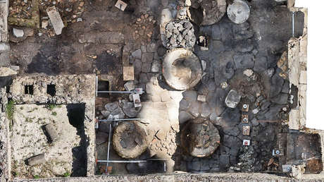 Hallan en Pompeya las ruinas de una panadería en la que trabajaban esclavos (FOTOS)