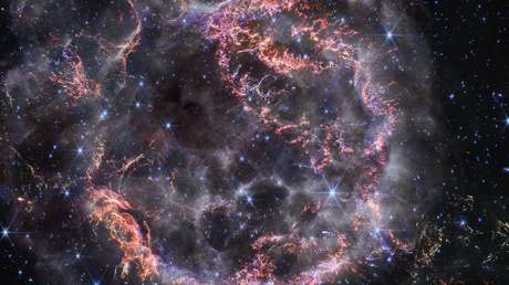 El James Webb ofrece una nueva vista de una estrella que explotÃ³ hace 340 aÃ±os