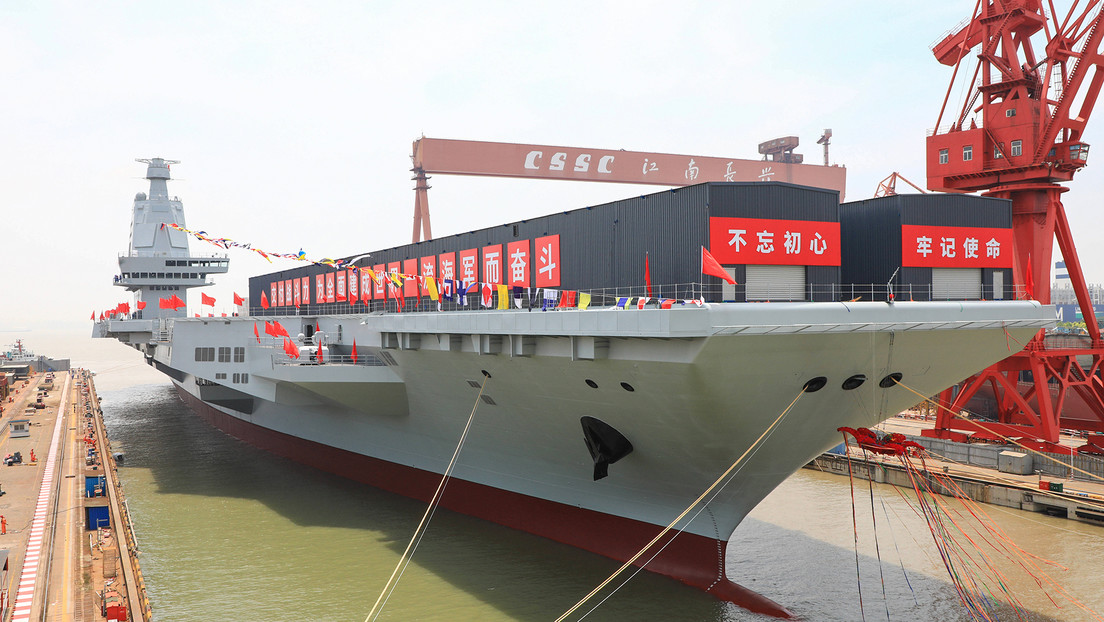 China publica nuevas imágenes de su portaviones de nueva generación (VIDEO)