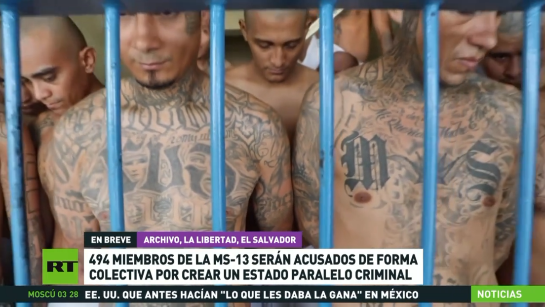 Casi 500 miembros de la MS-13 serán acusados de forma colectiva por crear un Estado paralelo criminal en El Salvador