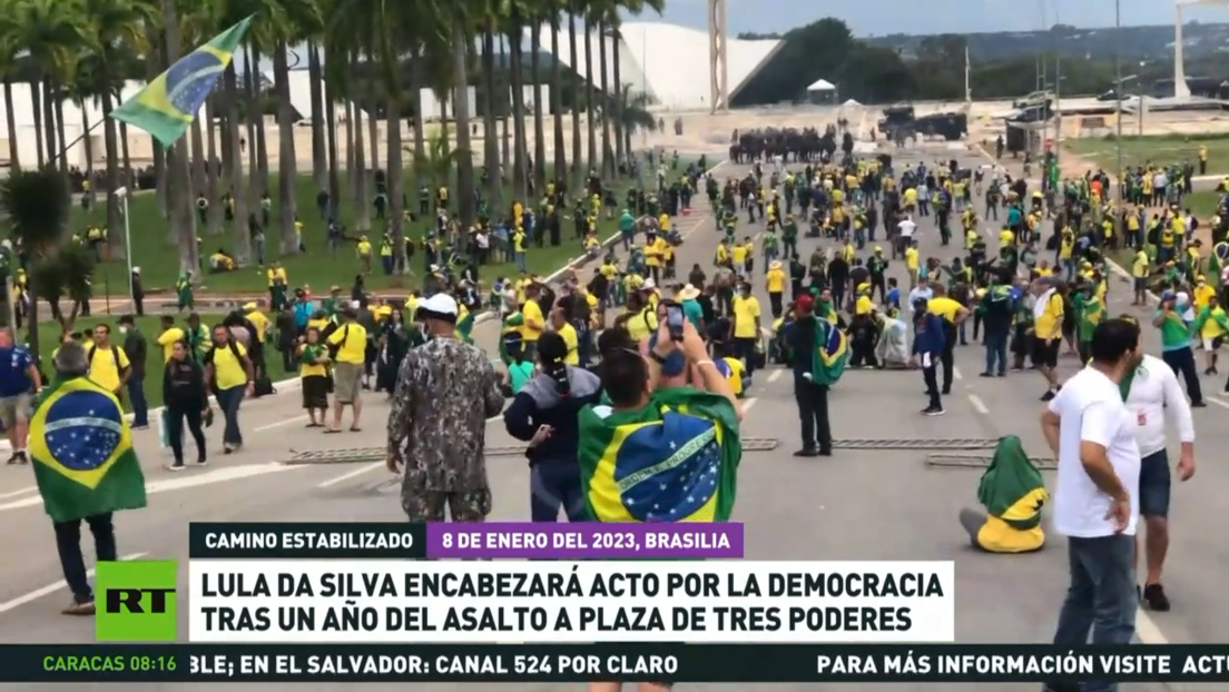 Lula Da Silva encabezará acto por la democracia tras un año del asalto a la Plaza de los Tres Poderes