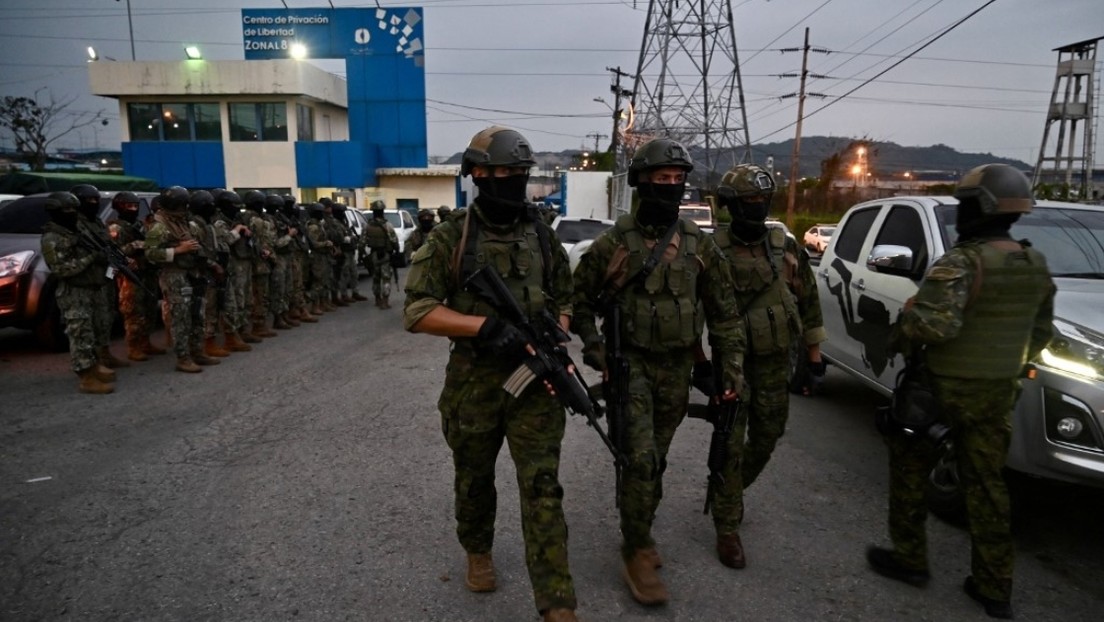 Noboa decreta estado de excepción en Ecuador para que las Fuerzas Armadas intervengan las cárceles