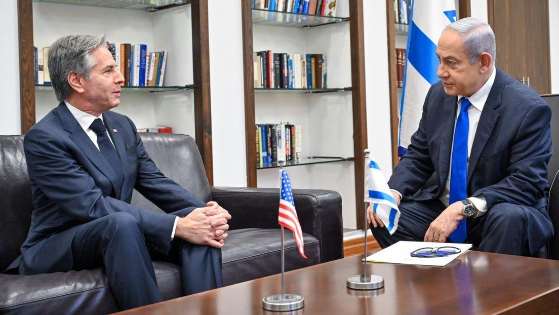 Blinken indica a Netanyahu la necesidad de crear el Estado palestino
