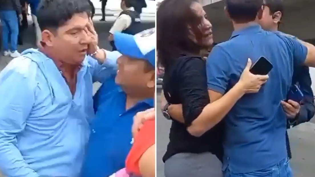 Emocionante video de empleados de un canal ecuatoriano tras ser rescatados de las manos de un grupo armado