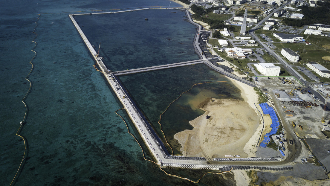 Comienzan obras para reubicar una base militar clave de EE.UU. en una isla japonesa