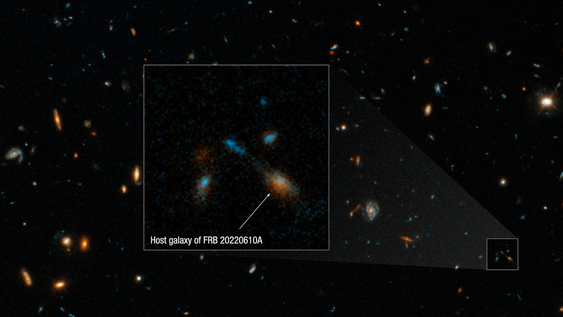 El Telescopio Hubble Resuelve El Misterio De La Explosión De Radio Rápida Más Lejana Jamás 2422