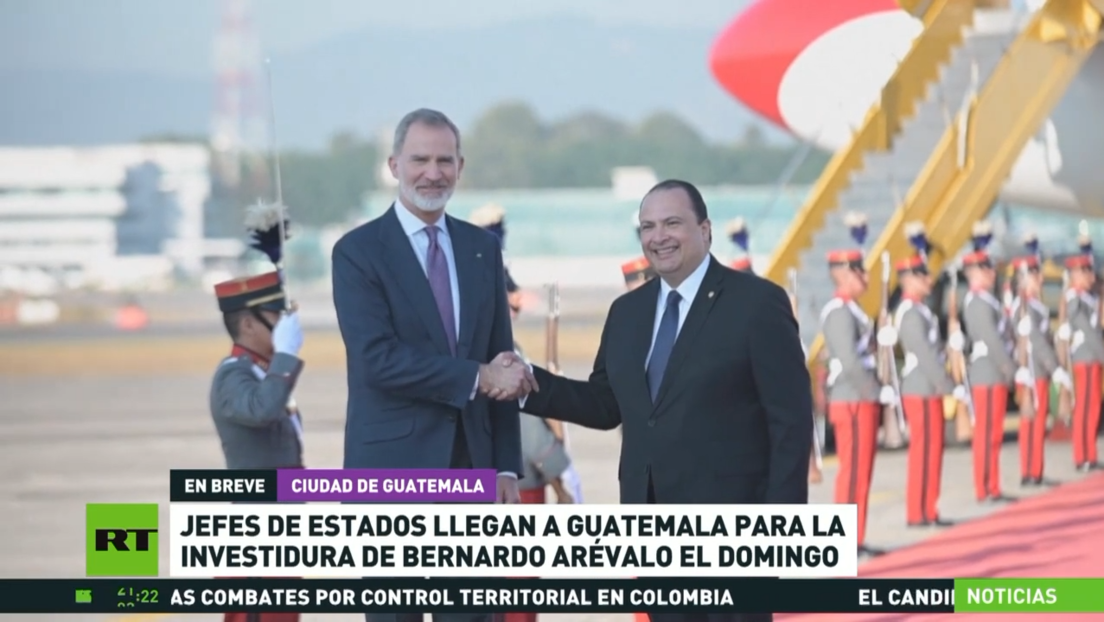 Jefes de estados llegan a Guatemala para la investidura de Bernardo Arévalo el domingo