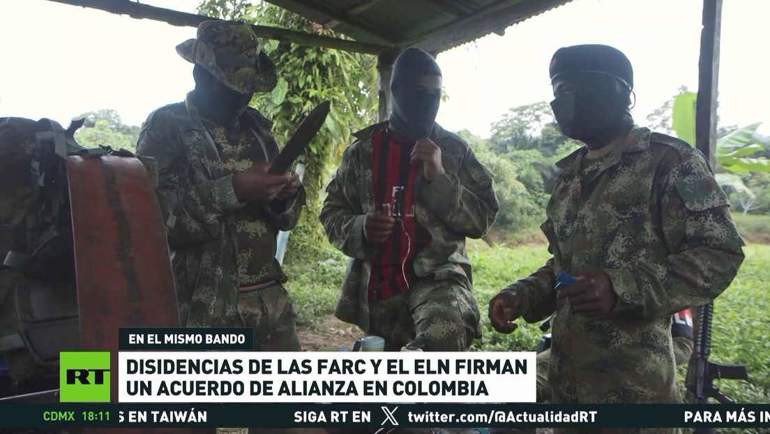 Disidencias de las FARC y el ELN firman un acuerdo de alianza en Colombia