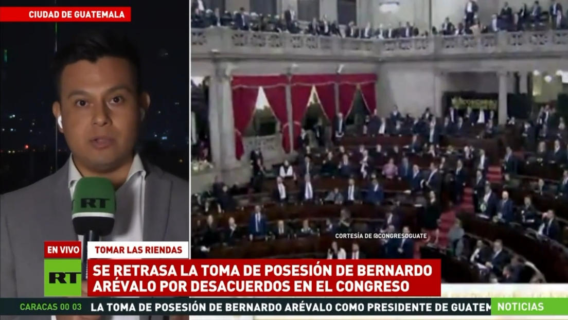 Se retrasa la toma de posesión de Bernardo Arévalo por desacuerdos en el Congreso