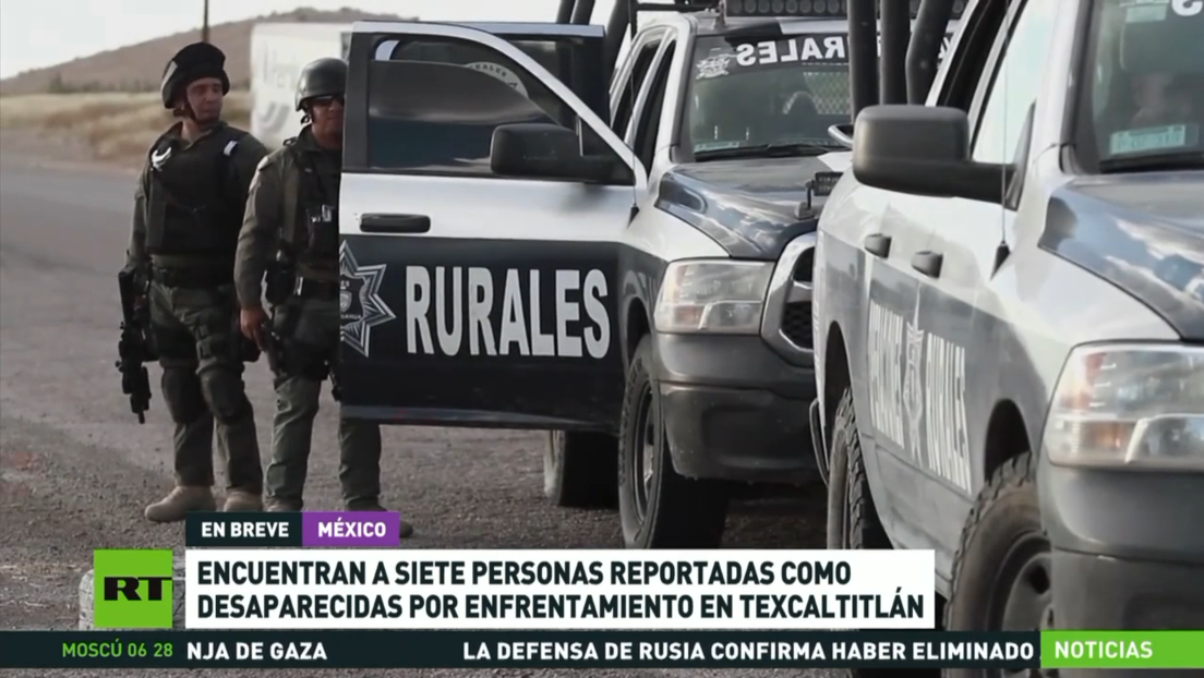 Encuentran a siete personas reportadas como desparecidas por enfrentamiento en Texcaltitlán