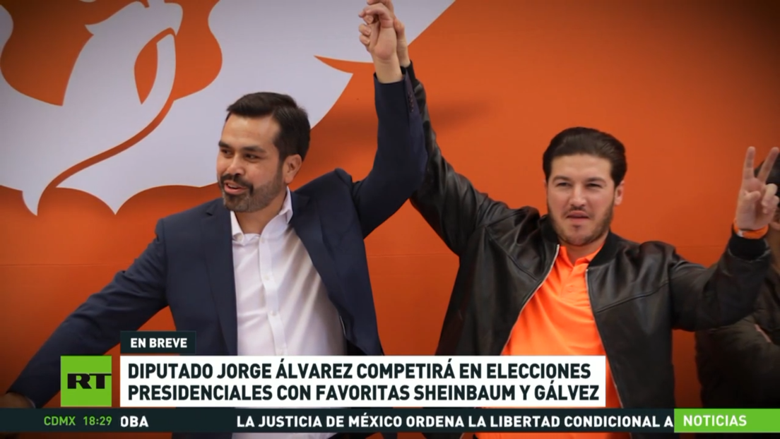 El diputado Jorge Álvarez competirá en las presidenciales de México con las favoritas Sheinbaum y Gálvez