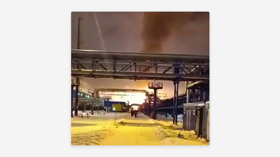 Se registra un incendio en una terminal de una empresa gasística en Rusia