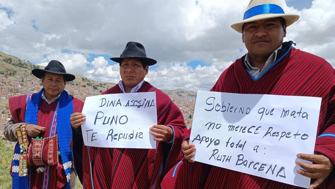 "No es bienvenida": Rechazan en región de Perú la visita de Boluarte