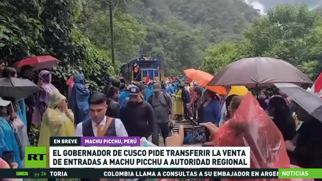 El gobernador de Cusco pide transferir la venta de entradas a Machu Picchu a la autoridad regional