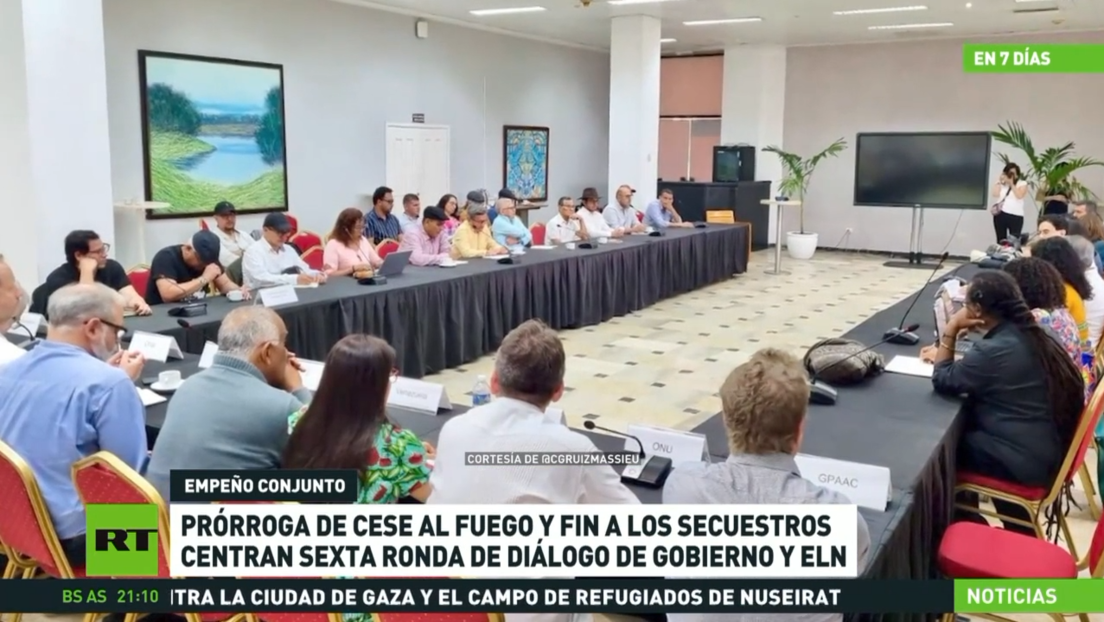 Prórroga de cese al fuego y fin a los secuestros centran la sexta ronda de diálogo del Gobierno colombiano y el ELN
