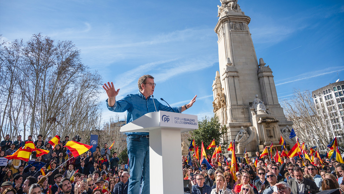 "Vamos a rescatar España": la oposición protesta en Madrid contra el Gobierno en vísperas de la amnistía